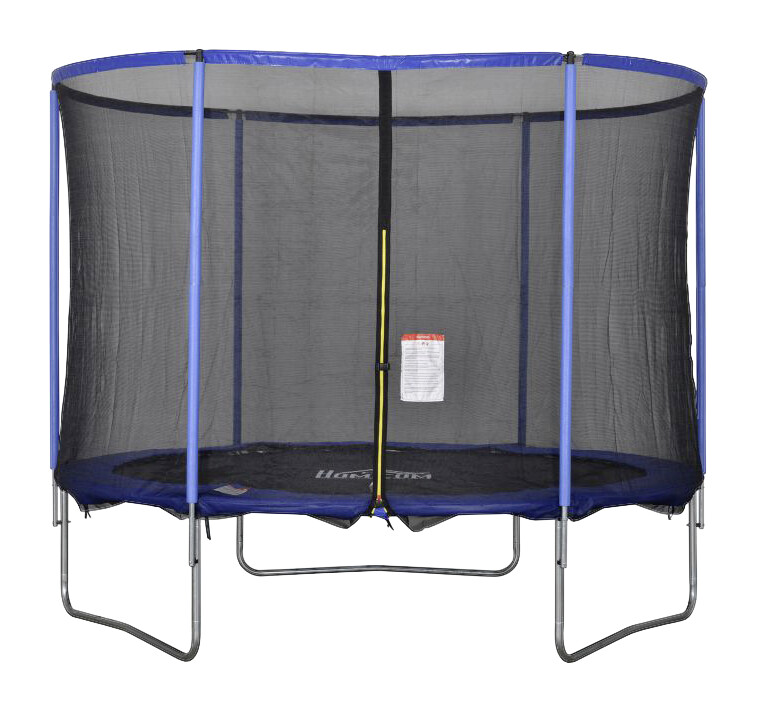 HOMCOM Trampolin blau