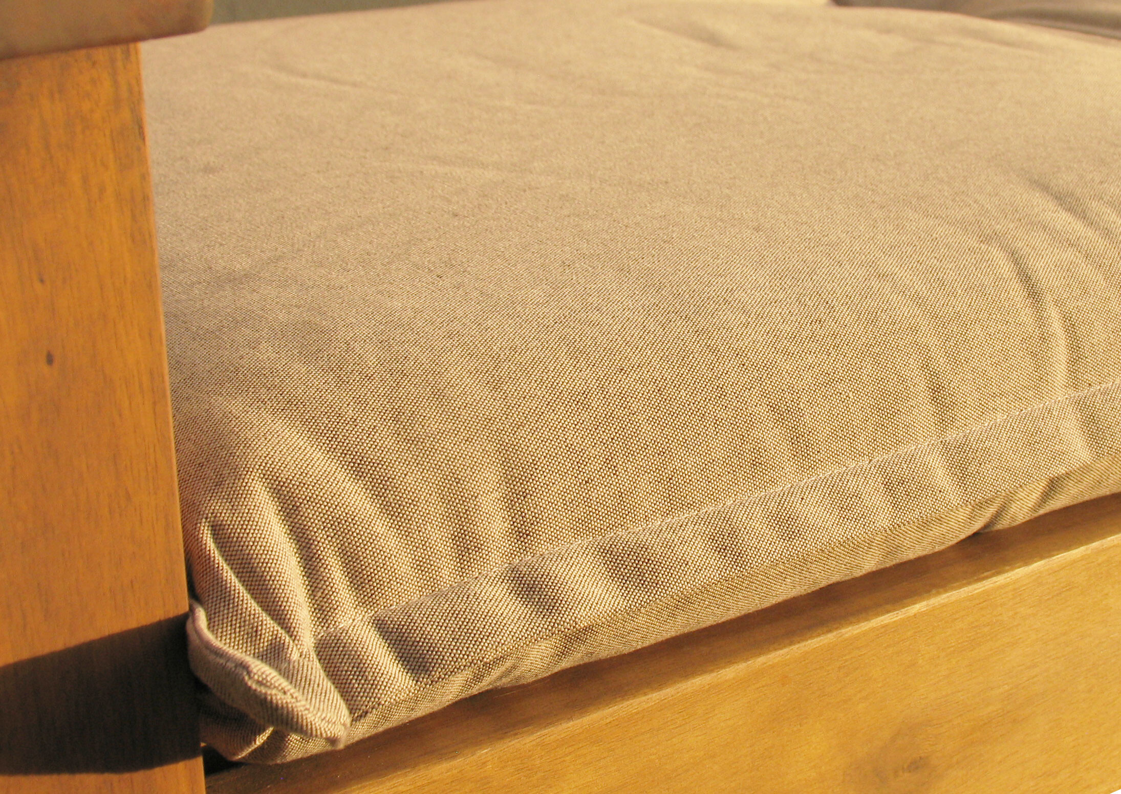 Grasekamp Auflage für Gartenbank sand Polyester-Mischgewebe B/H/L: ca. 47x7x191 cm