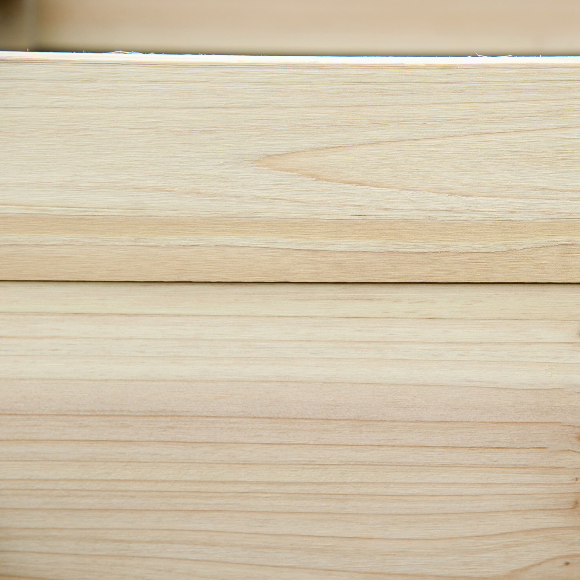 Outsunny Hochbeet natur Holz B/H/L: ca. 100x54x117 cm