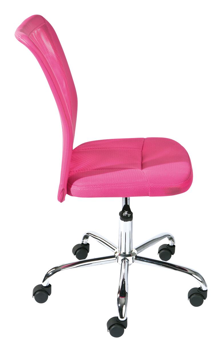 Drehstuhl Bonnie pink Kunststoff Metall
