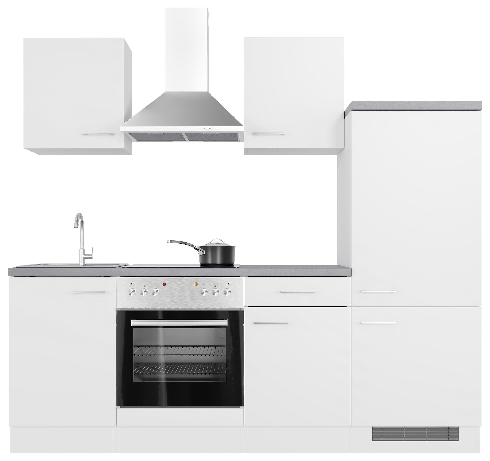 Küchenblock Vita weiß matt B/H/T: ca. 220x200x60 cm