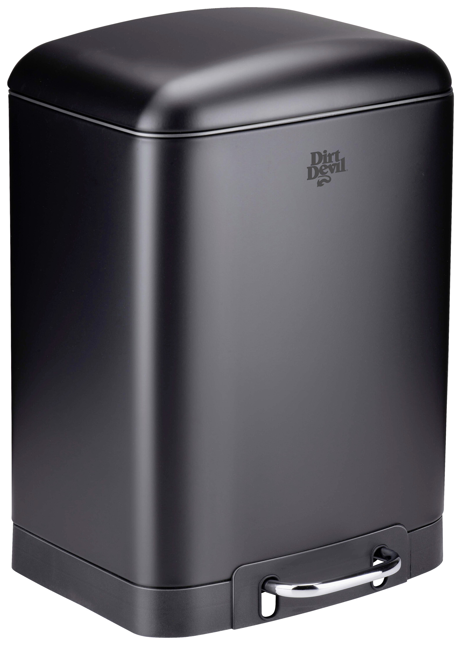 Dirt Devil Treteimer schwarz Edelstahl B/H/T: ca. 23x32,5x22,5 cm