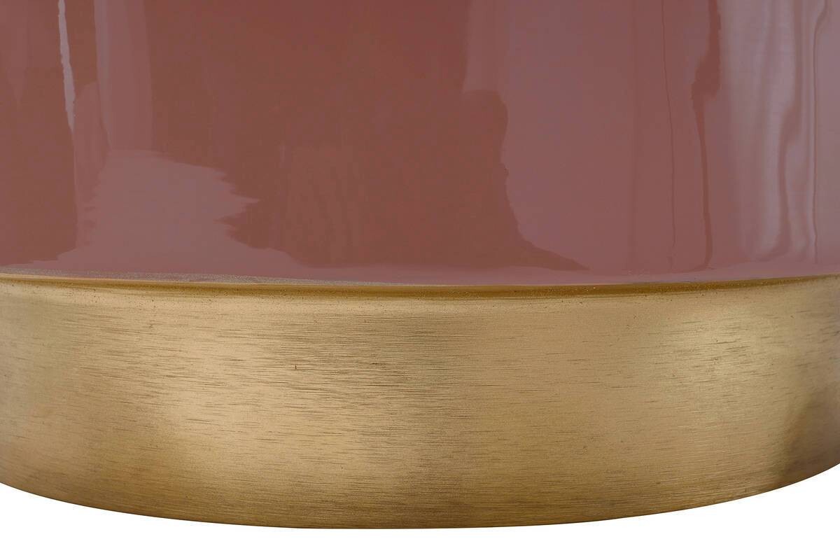 360 Living Hocker Artisse 251 rosa gold Metall H/D: ca. 43x51,5 cm