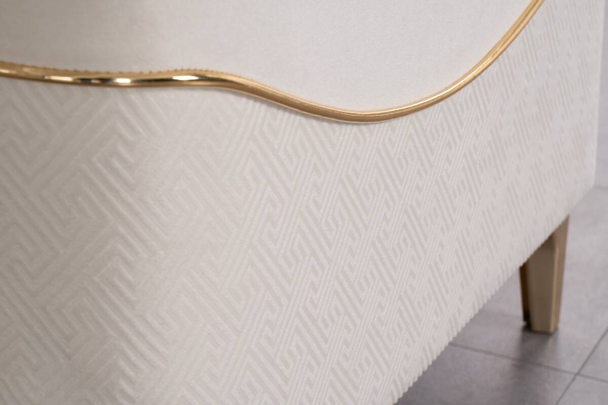 Sofa 3-2-1 Salda beige Microfaser