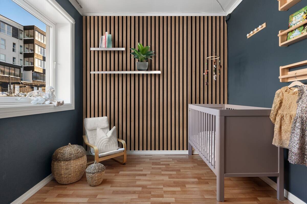 Akustikpaneel Eiche L/B/H: ca. 1,9x56,1x240 cm pro Stück