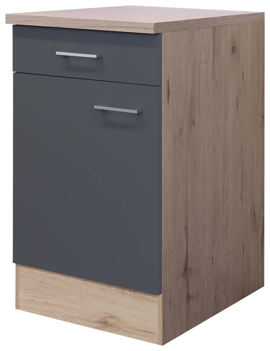Unterschrank Morena grau matt B/H/T: ca. 50x85x60 cm