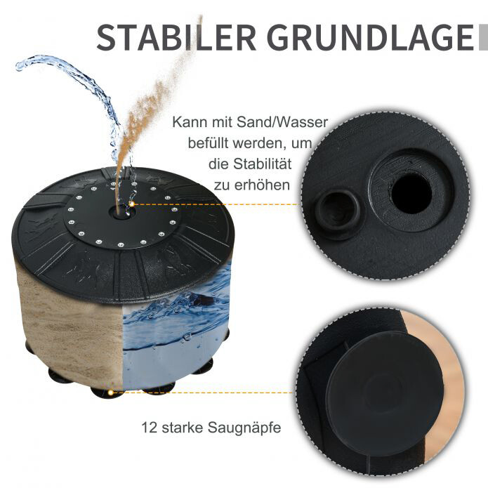 HOMCOM Standboxsack schwarz Stahl B/H: ca. 50x170 cm