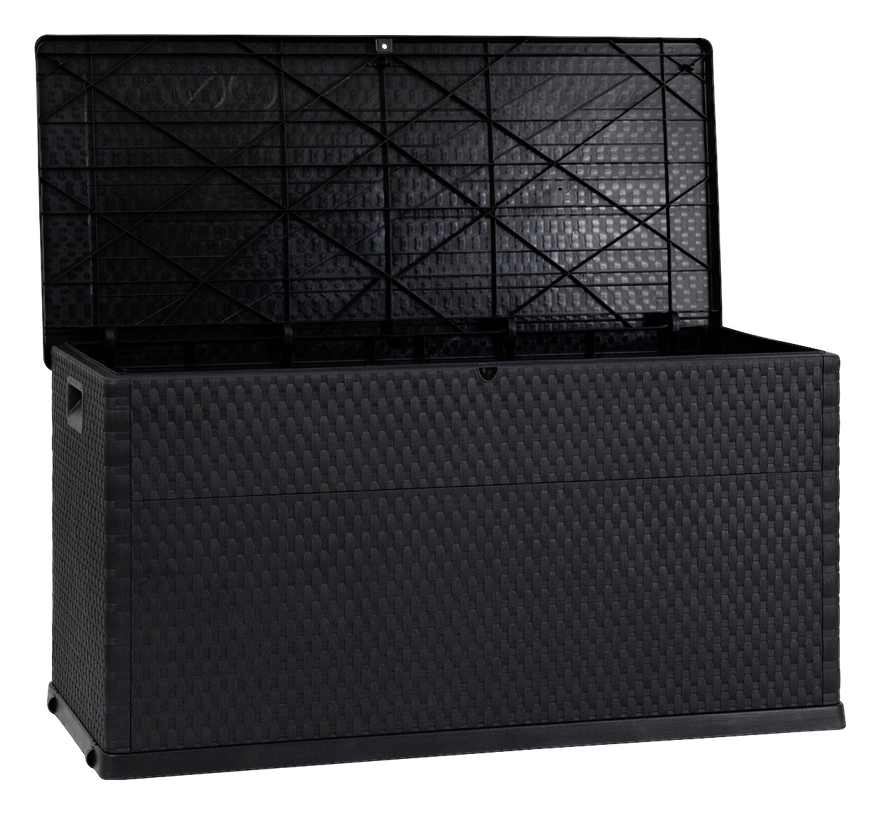 Toomax Aufbewahrungsbox Rattan anthrazit Kunststoff B/H/L: ca. 63x56x120 cm