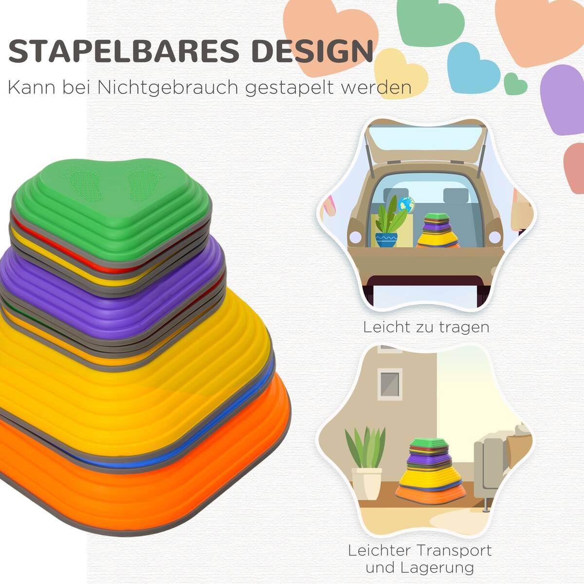 AIYAPLAY Flusssteine B/H/L: ca. 39x20x42 cm