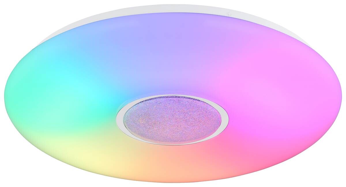 GLOBO Deckenleuchte Sully weiß Metall Kunststoff D: ca. 48,5 cm