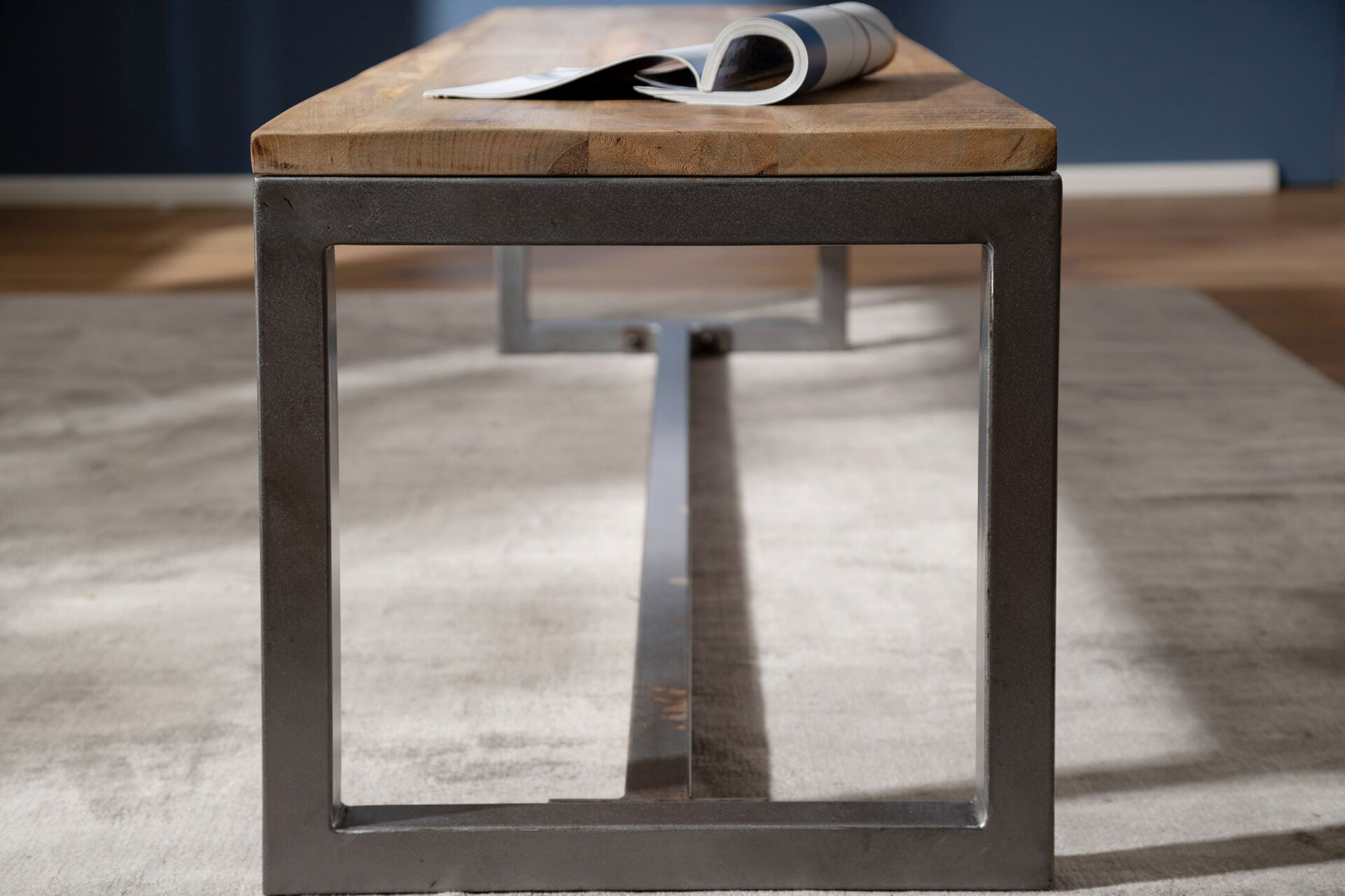 Eckbank natur B/H/T: ca. 120x46x45 cm