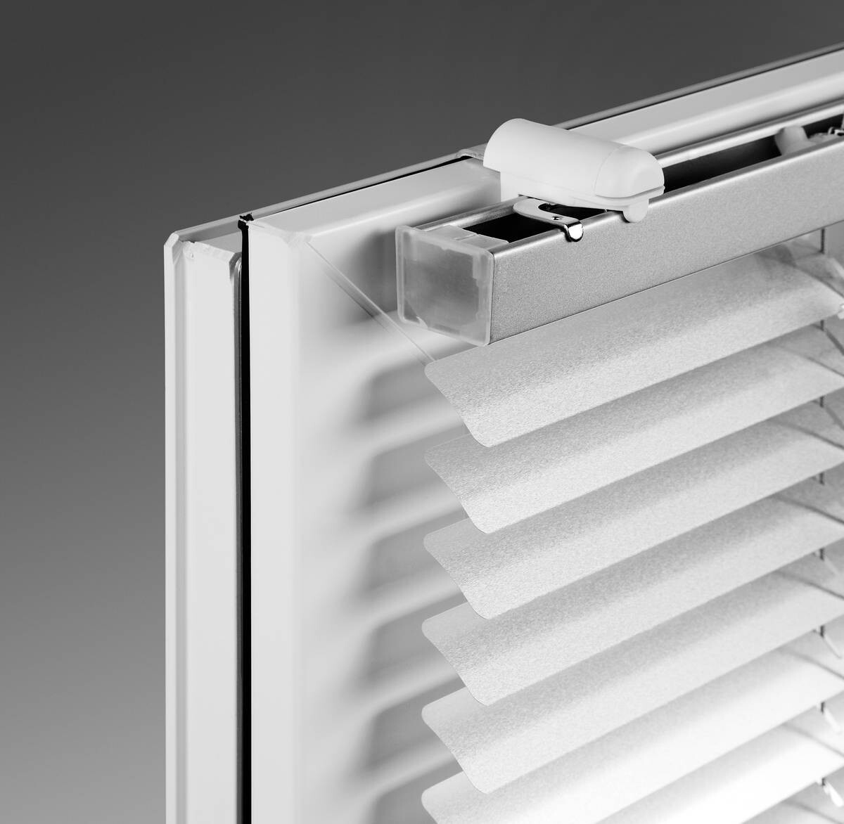 Alu-Jalousie Edelstahloptik B/L: ca. 80x240 cm