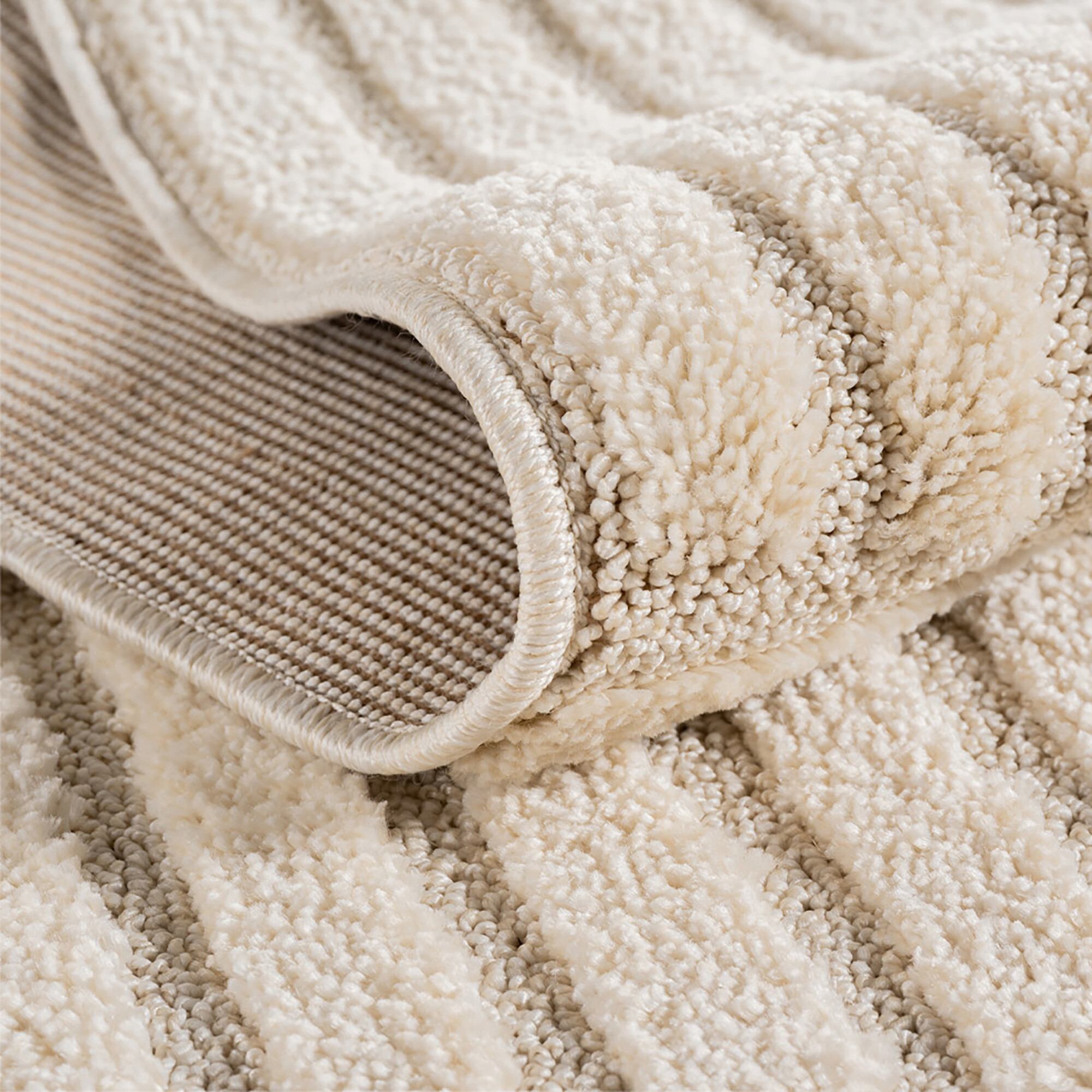 Ayyildiz Kurzflorteppich ART creme B/H/L: ca. 160x0,8x230 cm