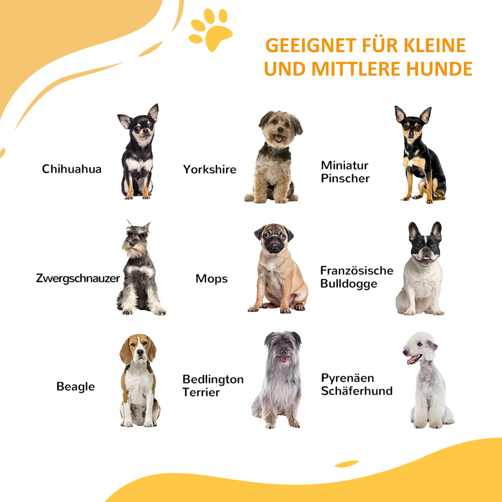 PawHut Türschutzgitter weiß Kunststoff B/H/L: ca. 4x76x100 cm