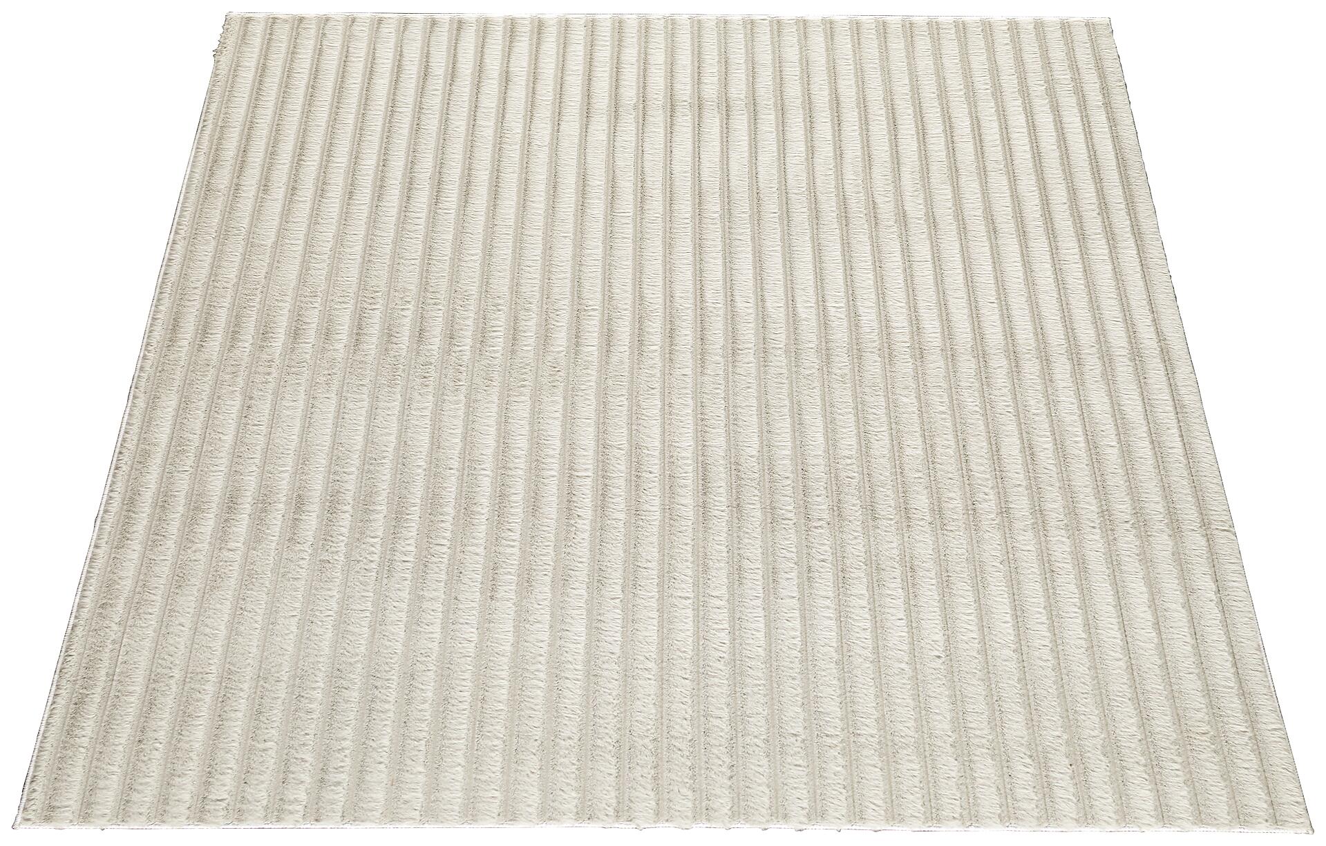 Fellimitat Stripy beige B/L: ca. 200x280 cm