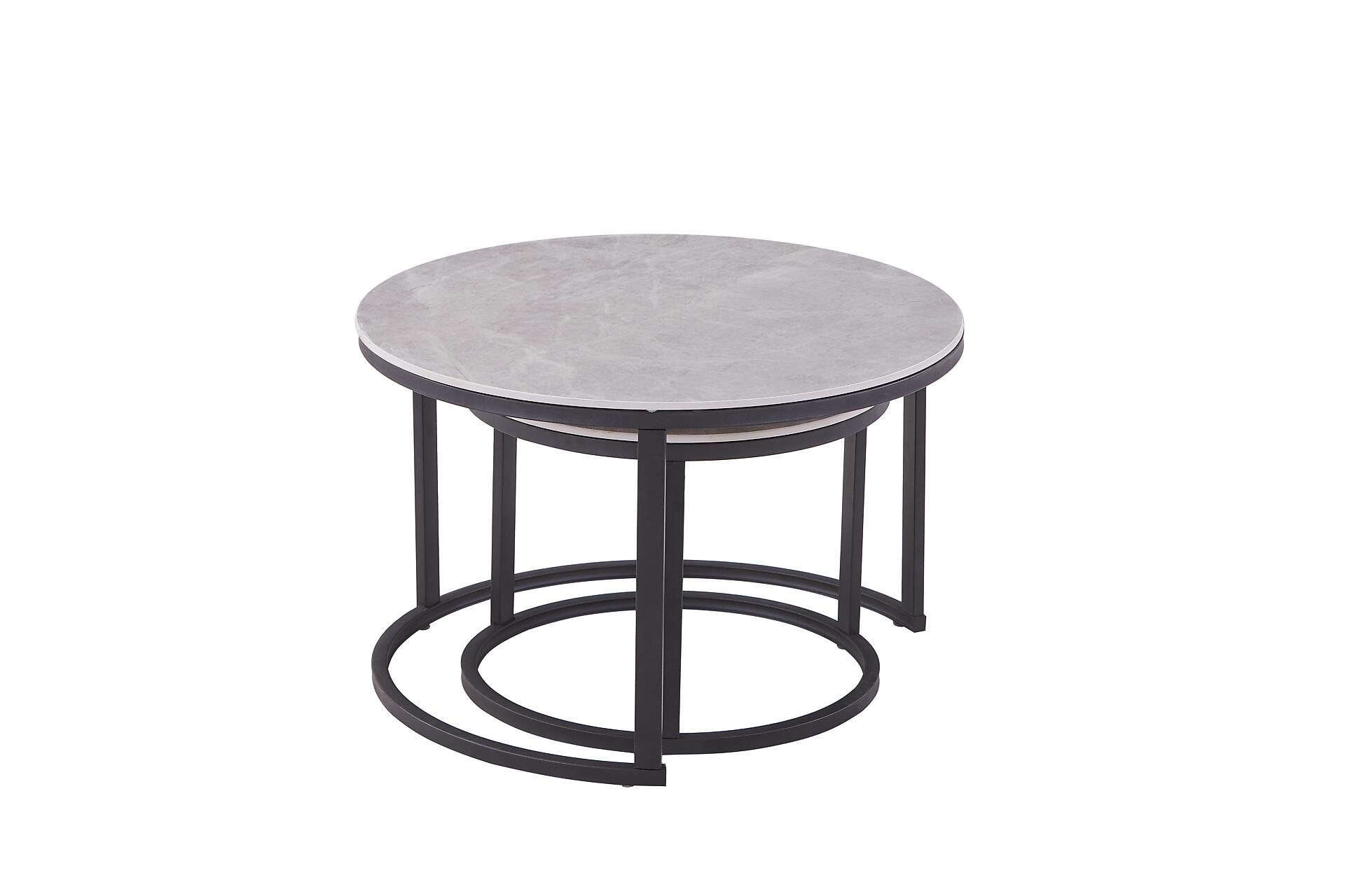 Couchtisch C680G-Couple grau schwarz Keramik Metall B/H: ca. 70x45 cm Couchtisch C680G-Couple grau schwarz Keramik Metall B/H: ca. 70x45 cm