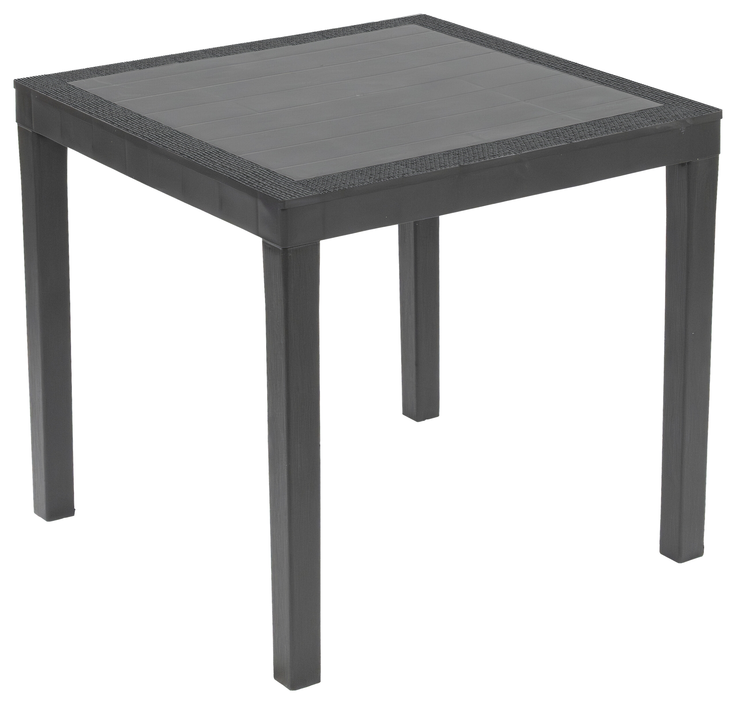 ProGarden Kunststofftisch Ago anthrazit Polypropylen B/H/L: ca. 79x72x79 cm