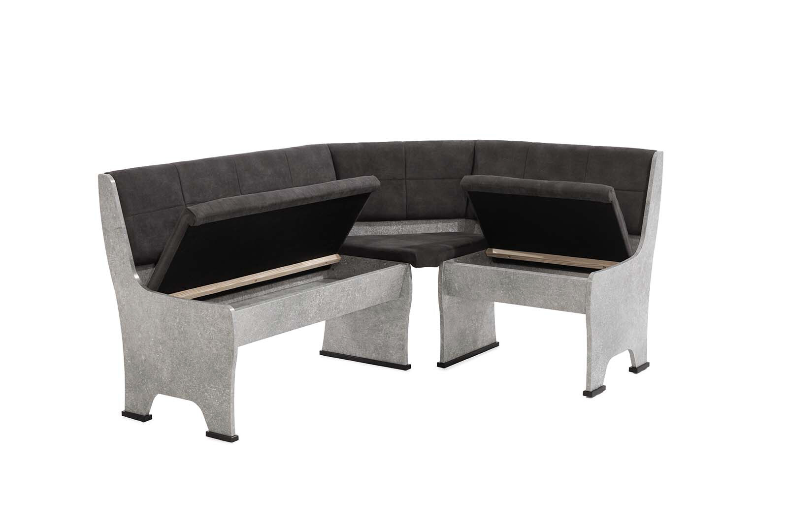 Eckbankgruppe  Beton B/T: ca. 100x65 cm