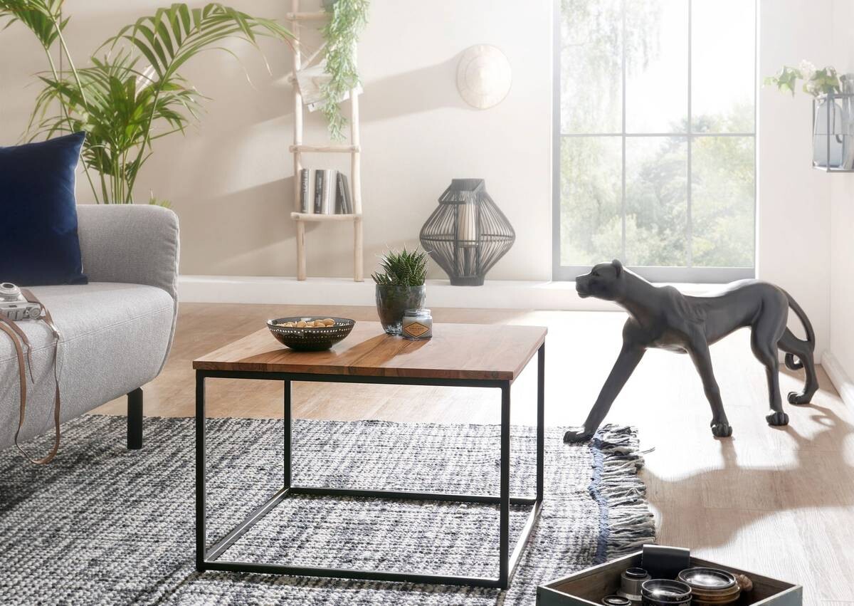 Wohnling Couchtisch braun B/H/T: ca. 60x41x60 cm