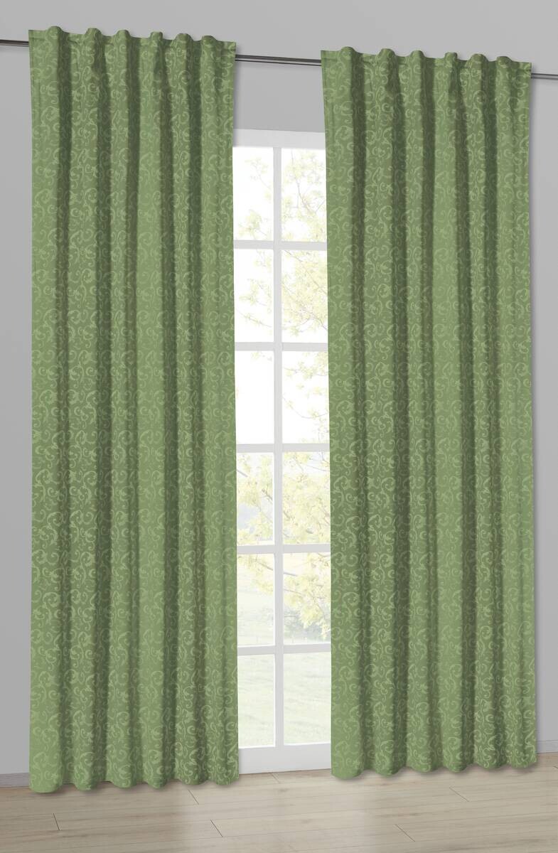 POCOline Kombivorhang Ranke grün B/L: ca. 135x245 cm POCOline Kombivorhang Ranke grün B/L: ca. 135x245 cm