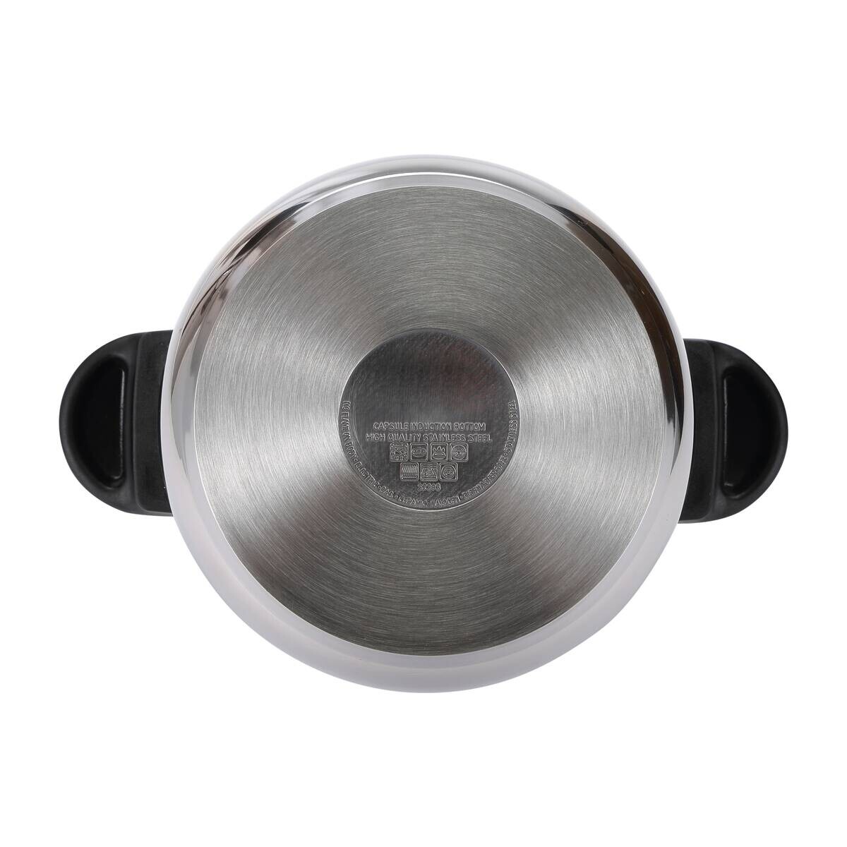 SAN IGNACIO Schnellkochtopf Córdoba silber Edelstahl B/H/L: ca. 26,7x25,8x29,8 cm