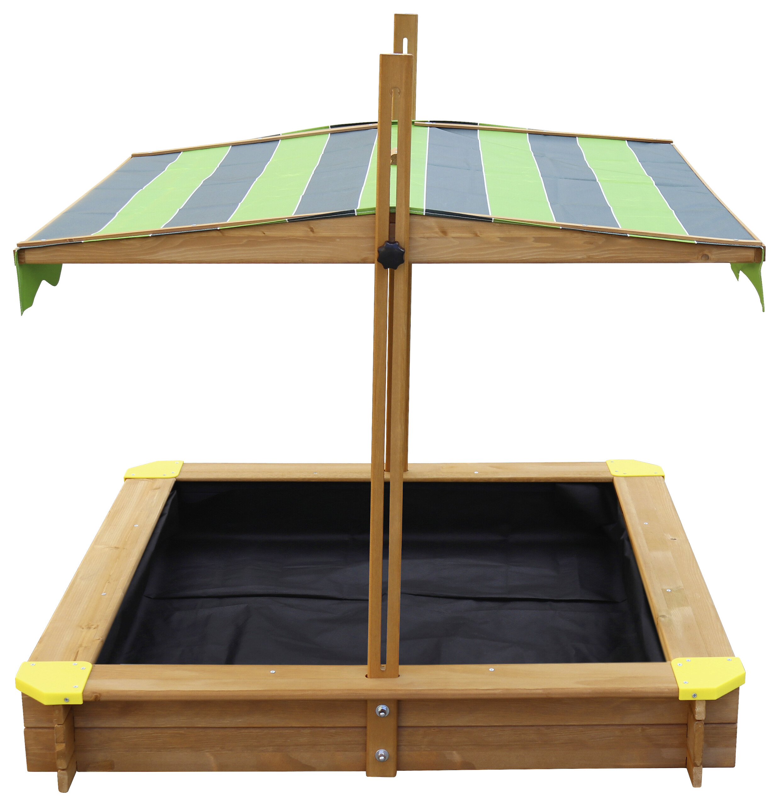 AXI Sandkasten Lily braun Holz B/H/L: ca. 118x118x118 cm