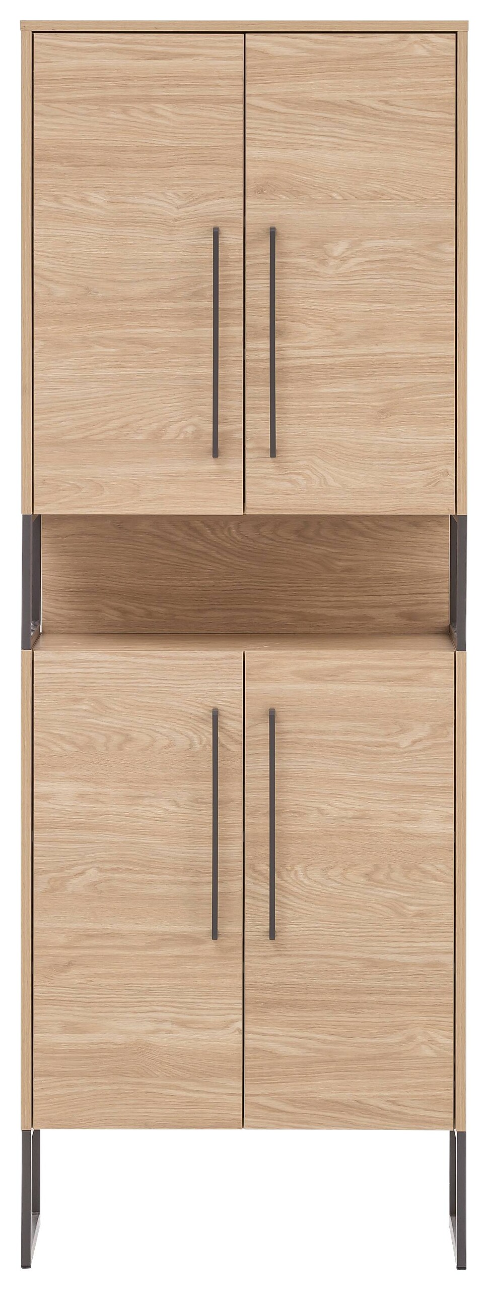 Hochschrank Limone Eiche Landhaus Nachbildung B/H/T: ca. 65,2x183,4x331 cm