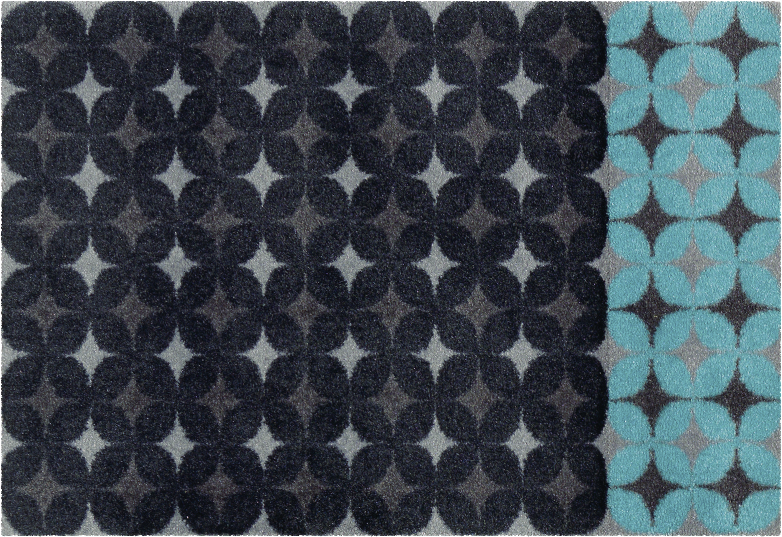 Arte Espina Kurzflorteppich Living Mat 50 blau B/L: ca. 64x168 cm