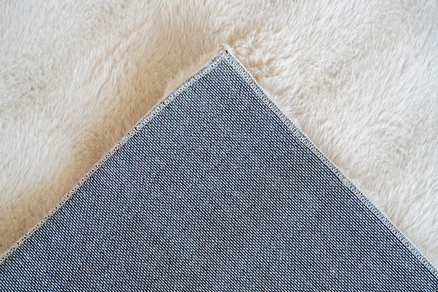 Padiro Hochflorteppich Hailey 125 creme B/H/L: ca. 200x3x290 cm