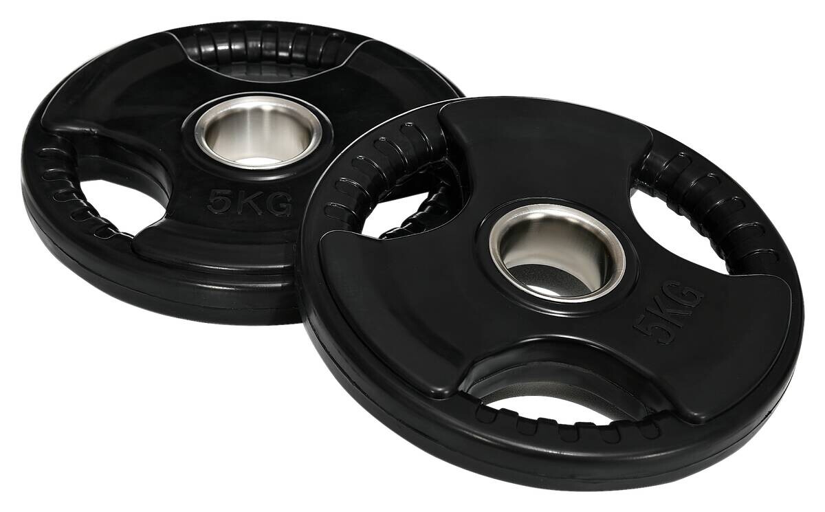 SPORTNOW Hantelscheibe schwarz Edelstahl B/H/L: ca. 24x24x3,5 cm