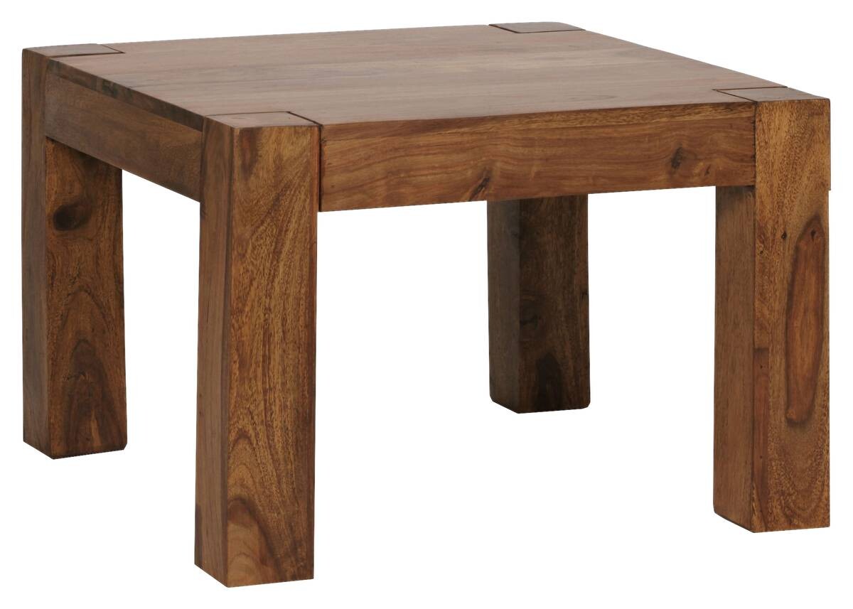 Wohnling Couchtisch natur Echtholz B/H/T: ca. 60x40x60 cm