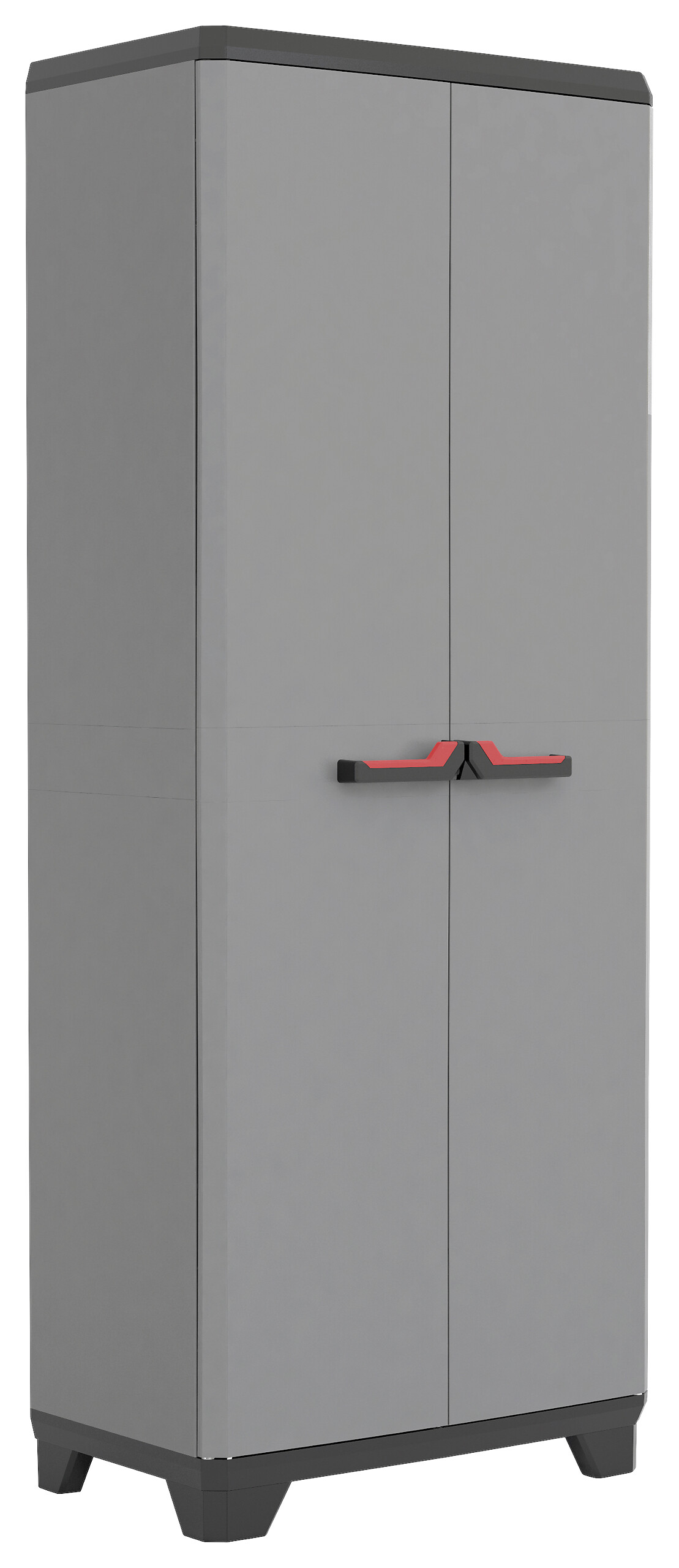 Keter Kunststoffschrank Stilo grau Kunststoff B/H/T: ca. 68x173x39 cm