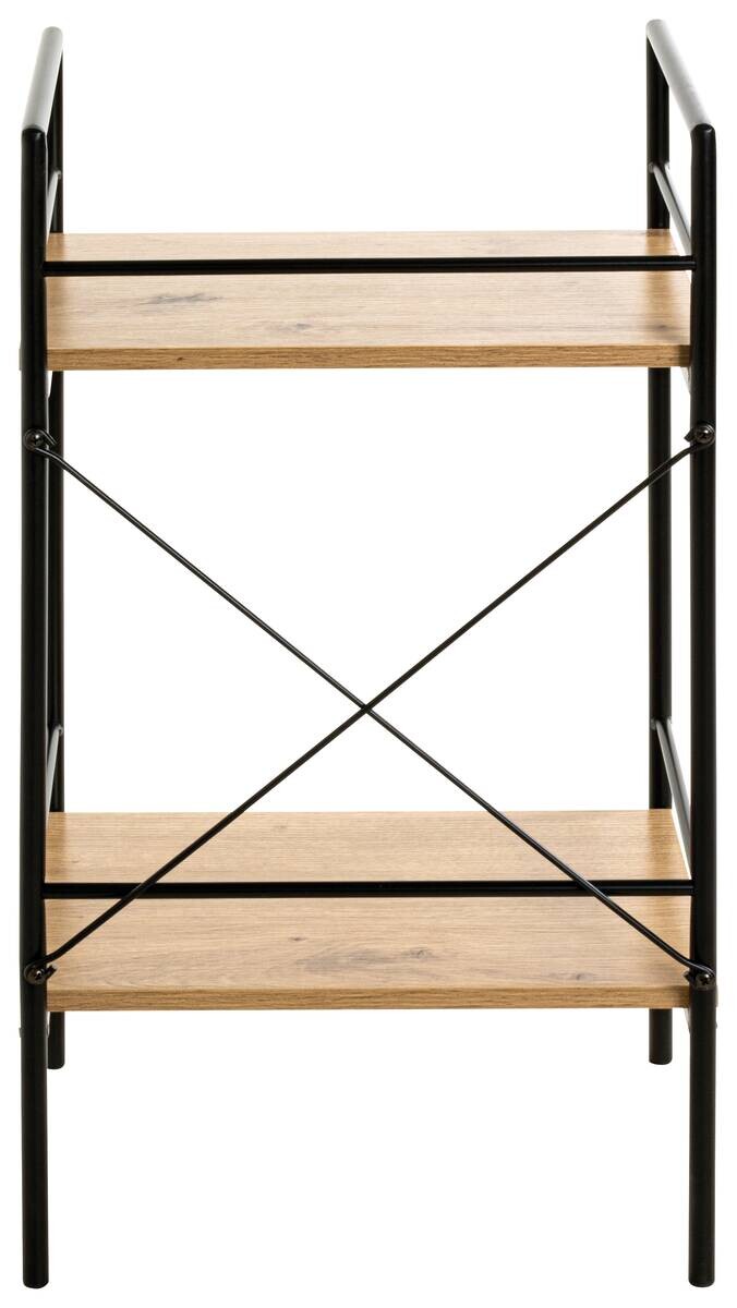 Regal Eiche Nachbildung schwarz B/H/T: ca. 34x62x27 cm