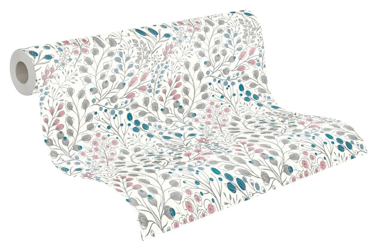 A.S.Creation Vliestapete Attractive 2 Floral weiß B/L: ca. 53x1005 cm