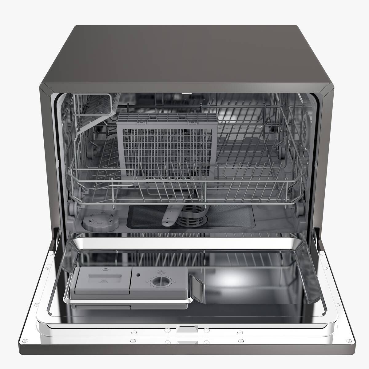 POCOline Tischgeschirrspüler TGSP6D49S silber B/H/T: ca. 55x45x50 cm