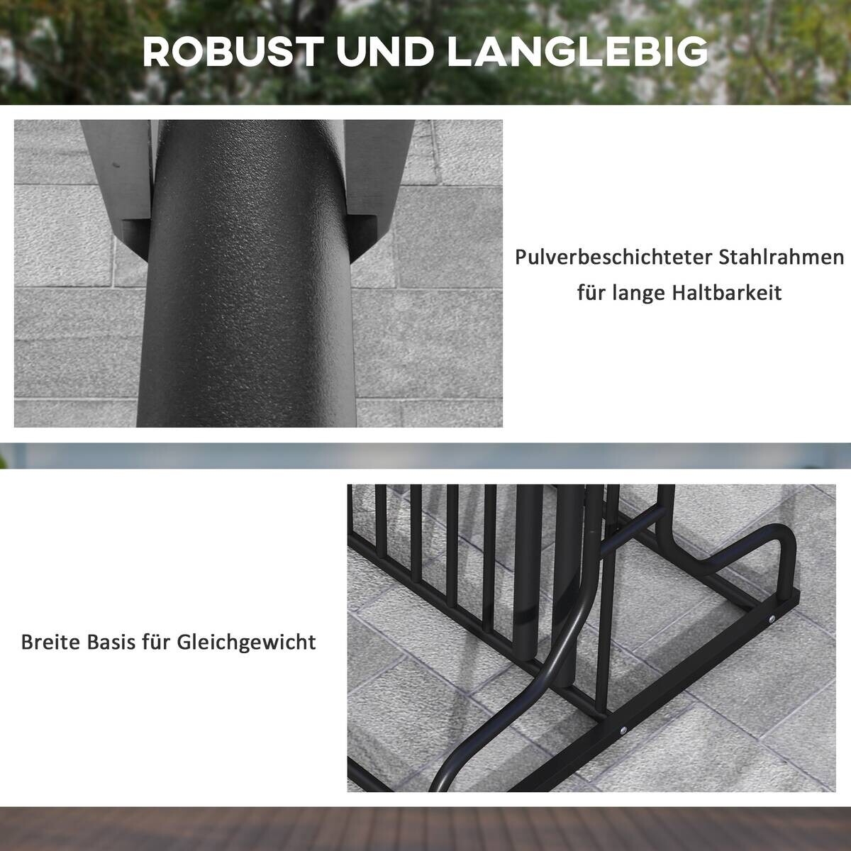 DURHAND Fahrrad-Zubehör schwarz schwarz B/H/L: ca. 80x90x80 cm