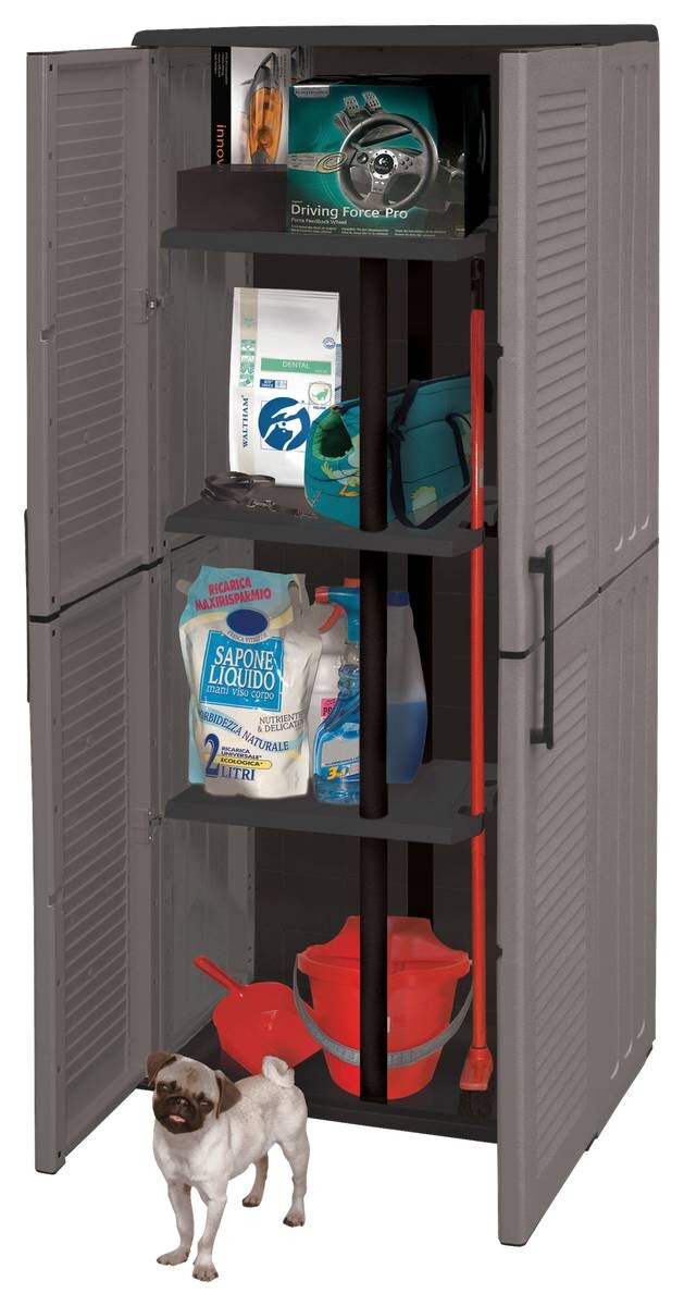 ArtPlast Kunststoffschrank Easy B/H/T: ca. 68x163x37 cm