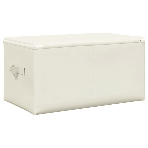 vidaXL Aufbewahrungsbox creme B/H/L: ca. 34x23x43 cm