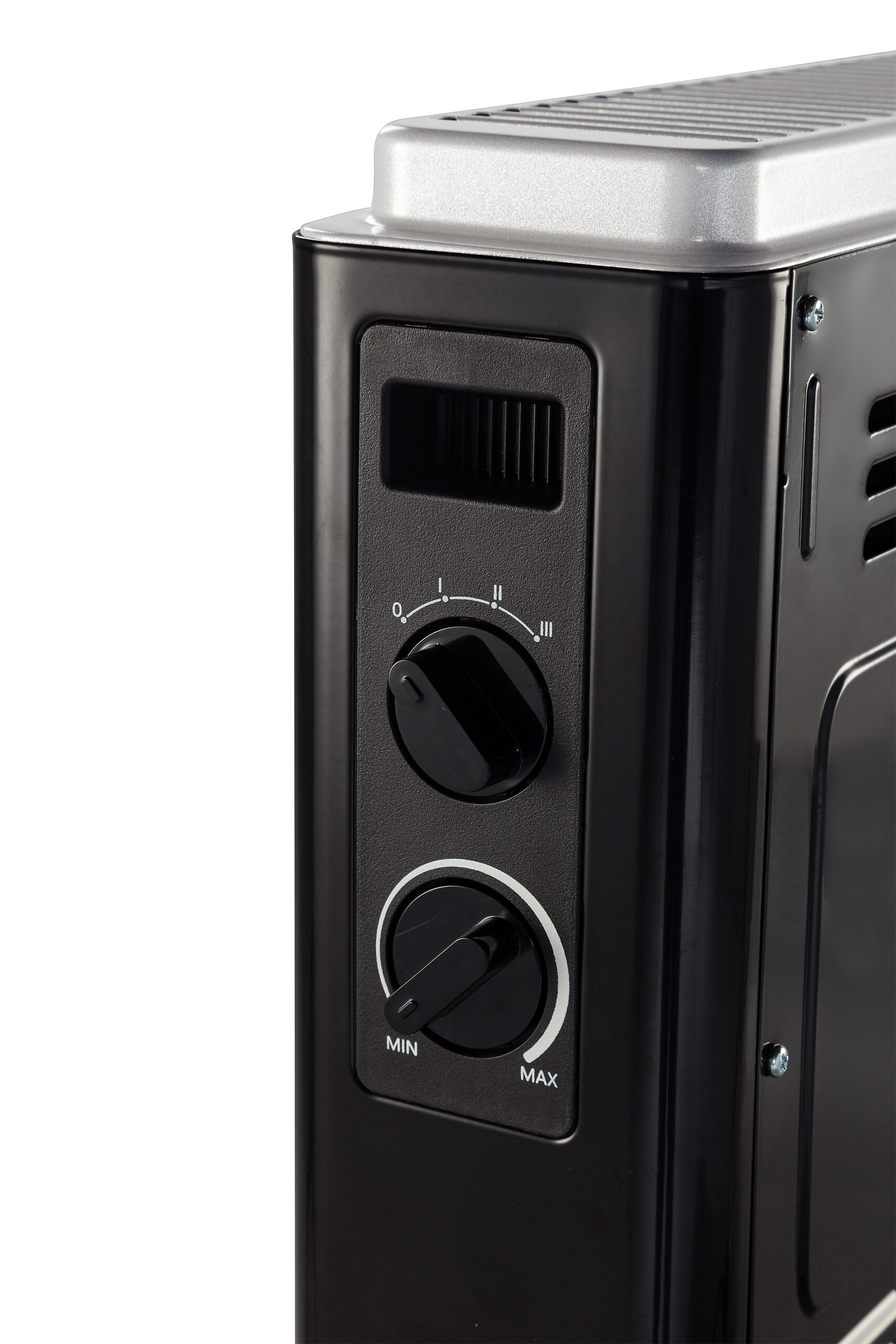 Konvektor Heizung NDK20-21A schwarz Metall B/H/T: ca. 53x38x17 cm ca. 2000 W