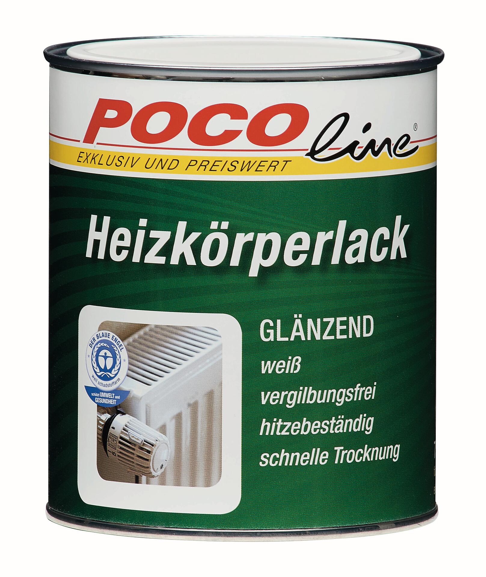 POCOline Acryl Heizkörperlack weiß glänzend ca. 0,75 l