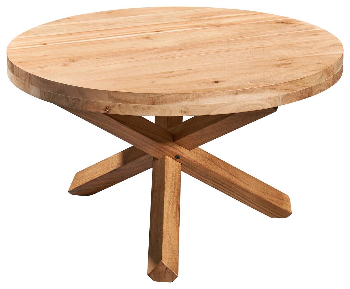 Couchtisch Ace 2 braun Akazie Holz H/D: ca. 47x80 cm