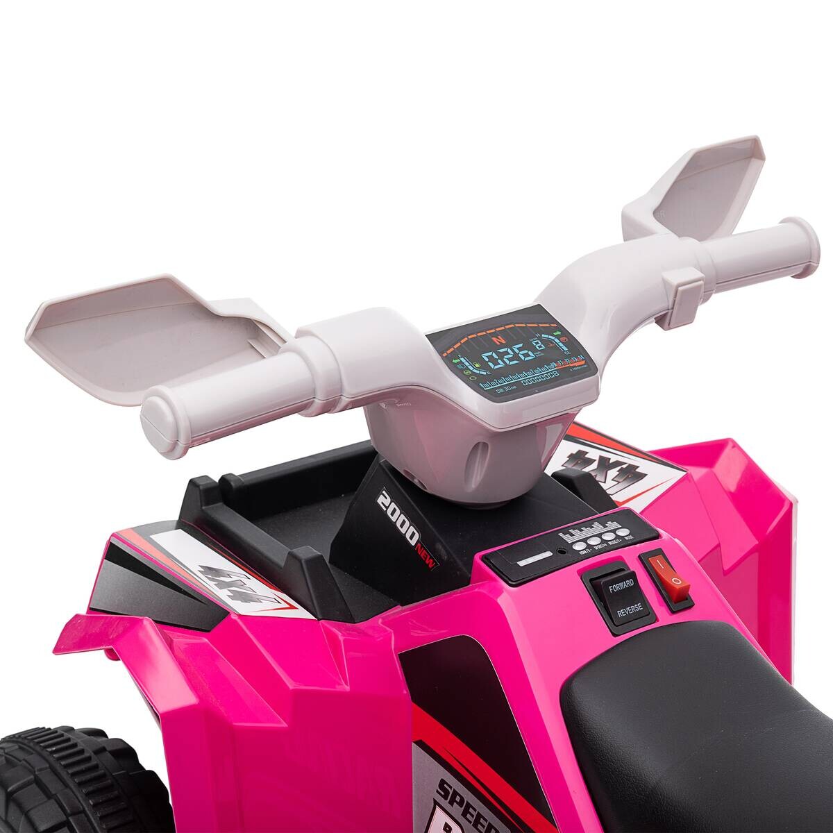 HOMCOM Elektroauto für Kinder rosa B/H/L: ca. 41,5x48,5x70 cm