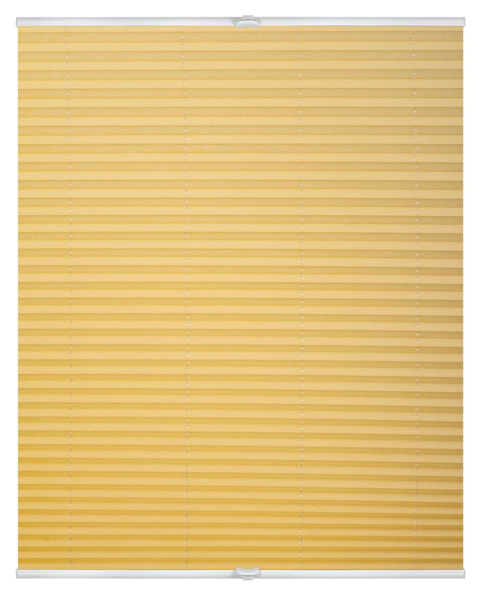 LICHTBLICK Spannplissee gelb B/L: ca. 110x130 cm
