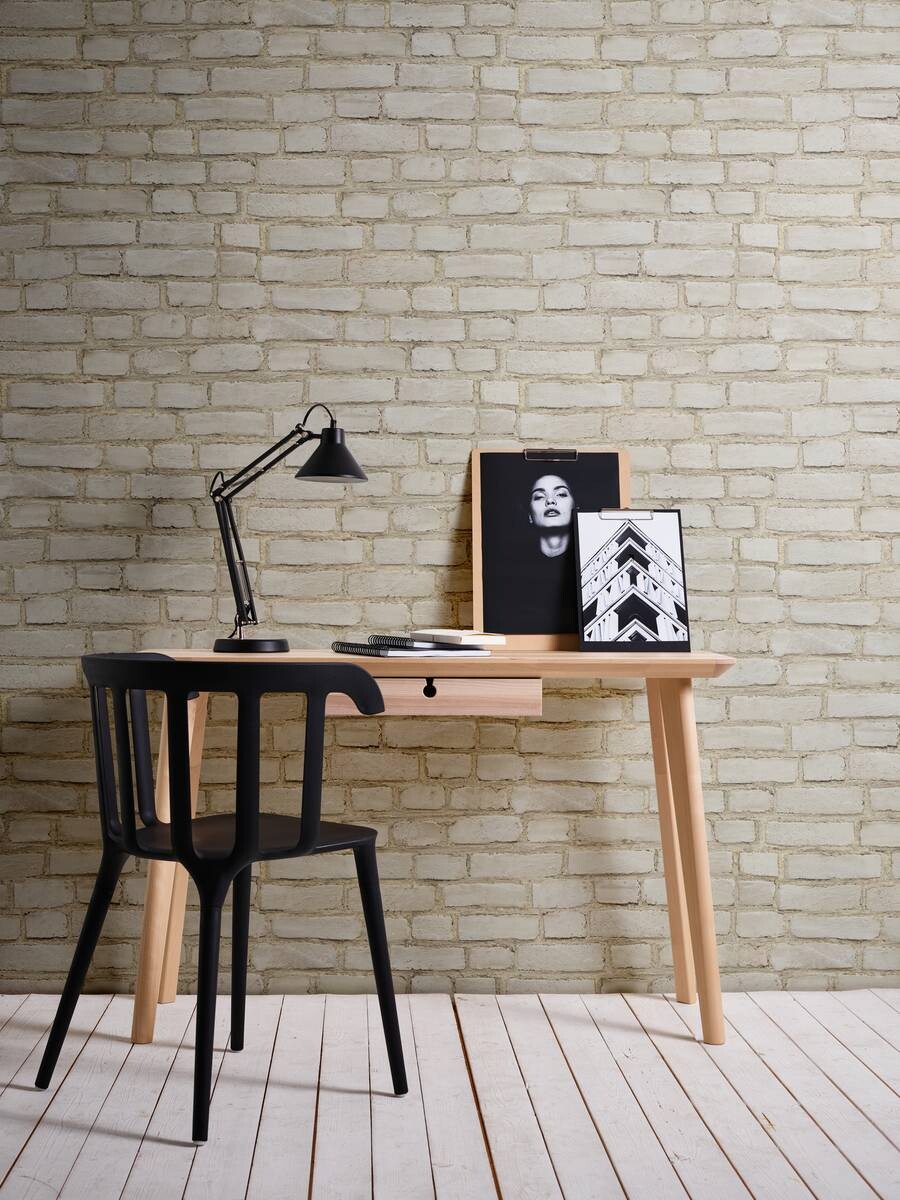 Vliestapete Steine beige B/L: ca. 53x1005 cm