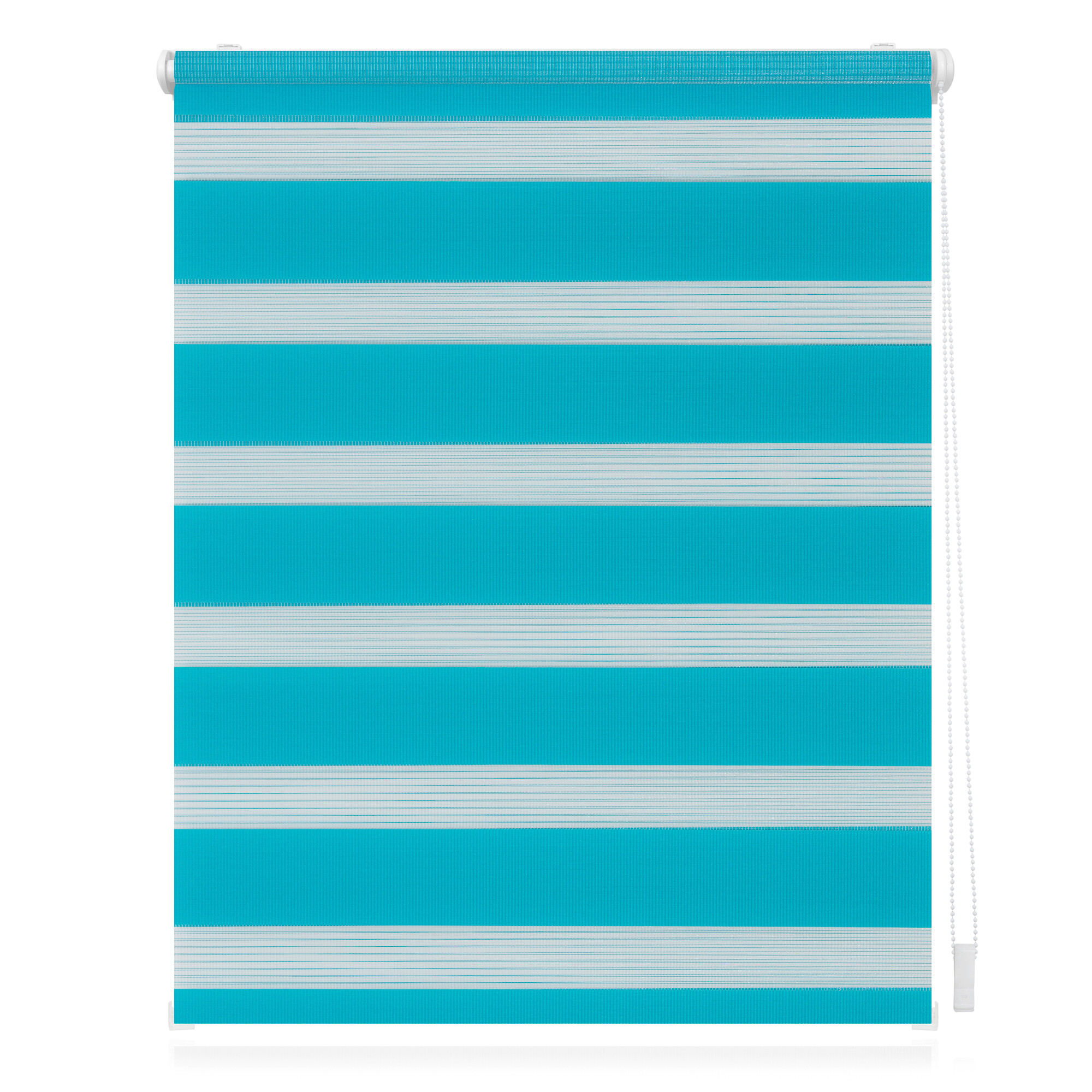 LICHTBLICK Doppelrollo Duo blau B/L: ca. 55x150 cm