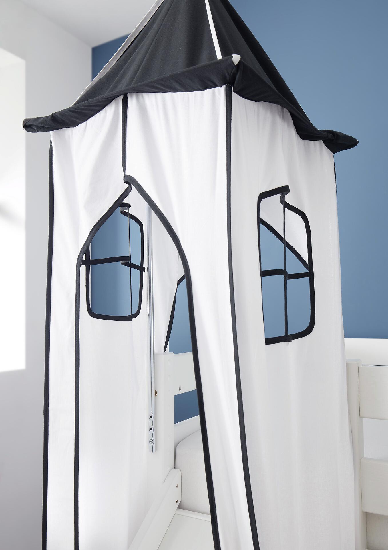 Turmgestell Seeräuber schwarz weiß