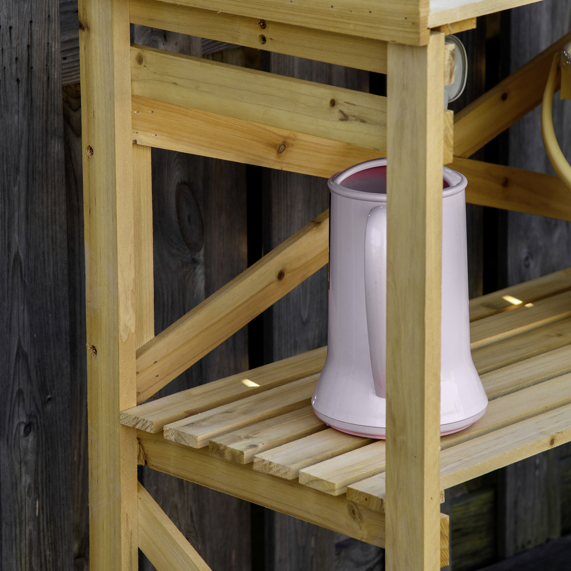 Outsunny Pflanztisch natur B/H/T: ca. 40x84x80 cm ca. 40 kg