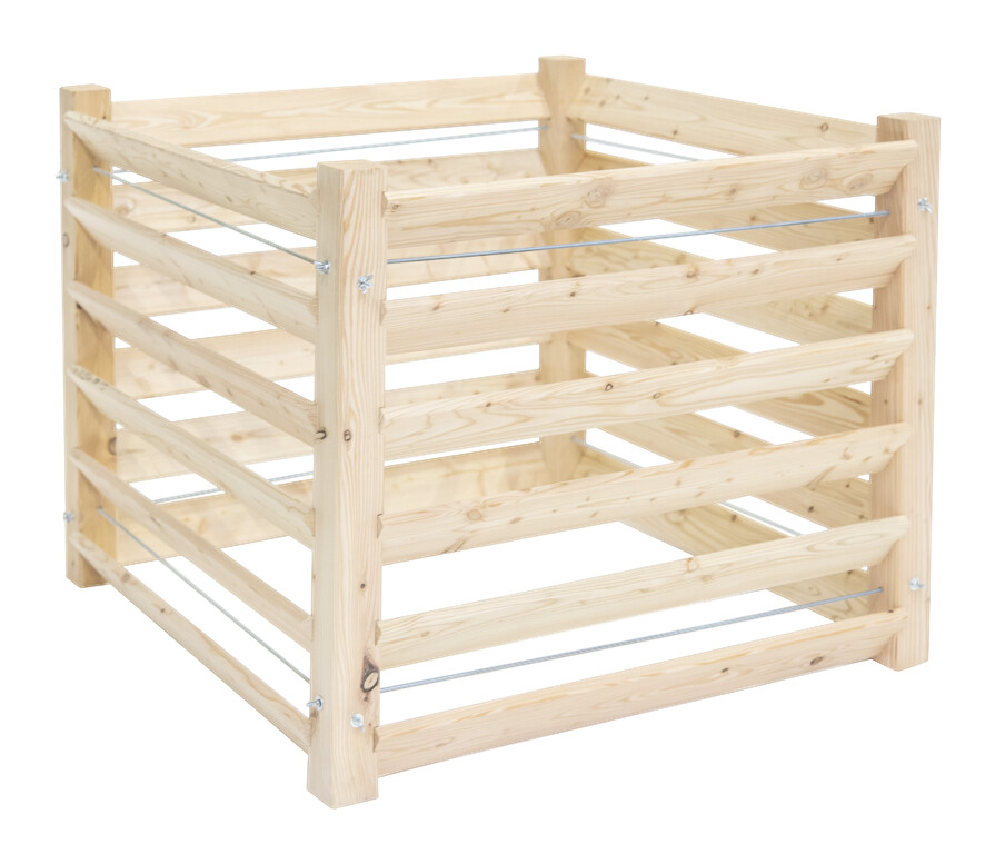 Westmann Komposter Lärche natur B/H/L: ca. 100x80x100 cm