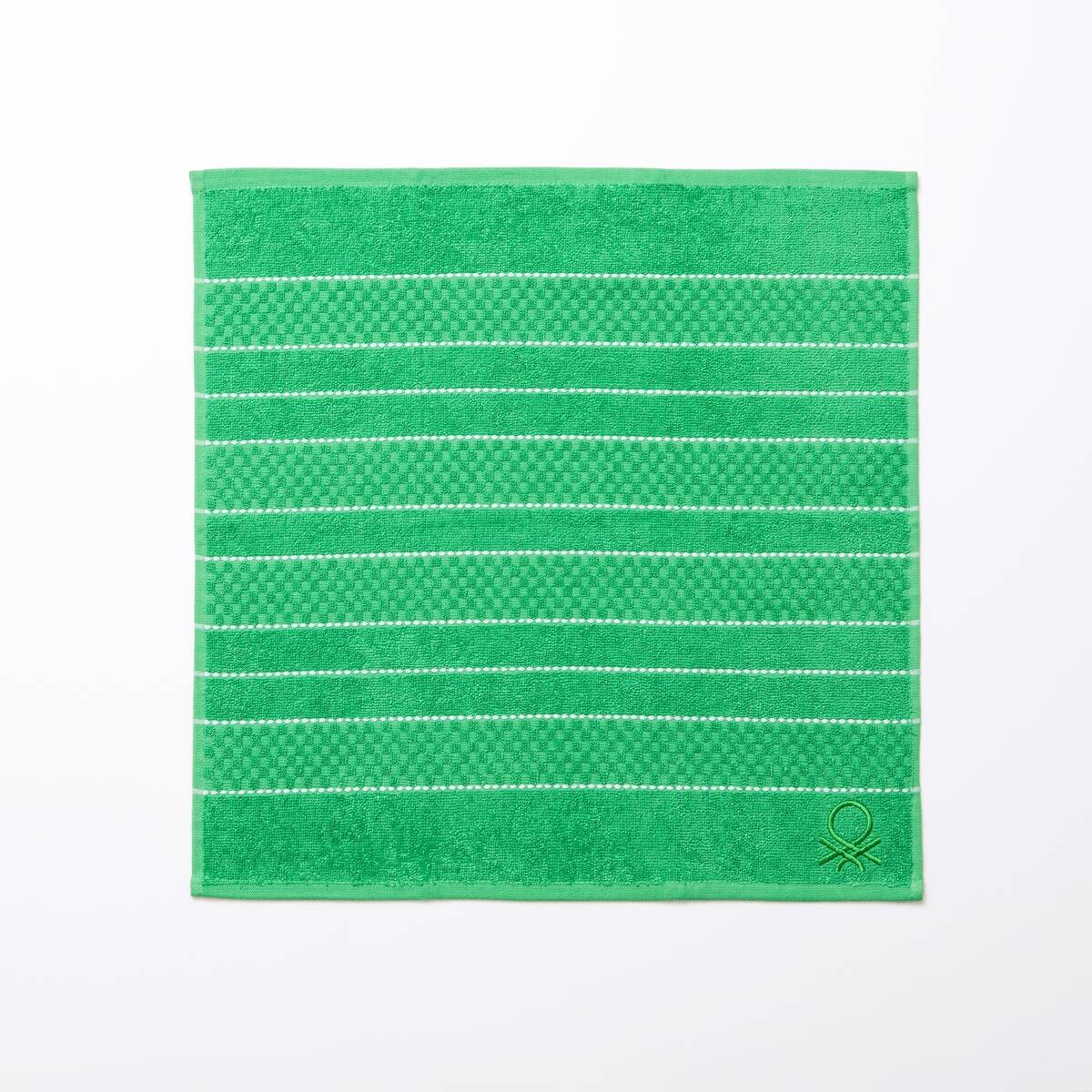 BENETTON Geschirrtuch-Set Rainbow grün Baumwolle