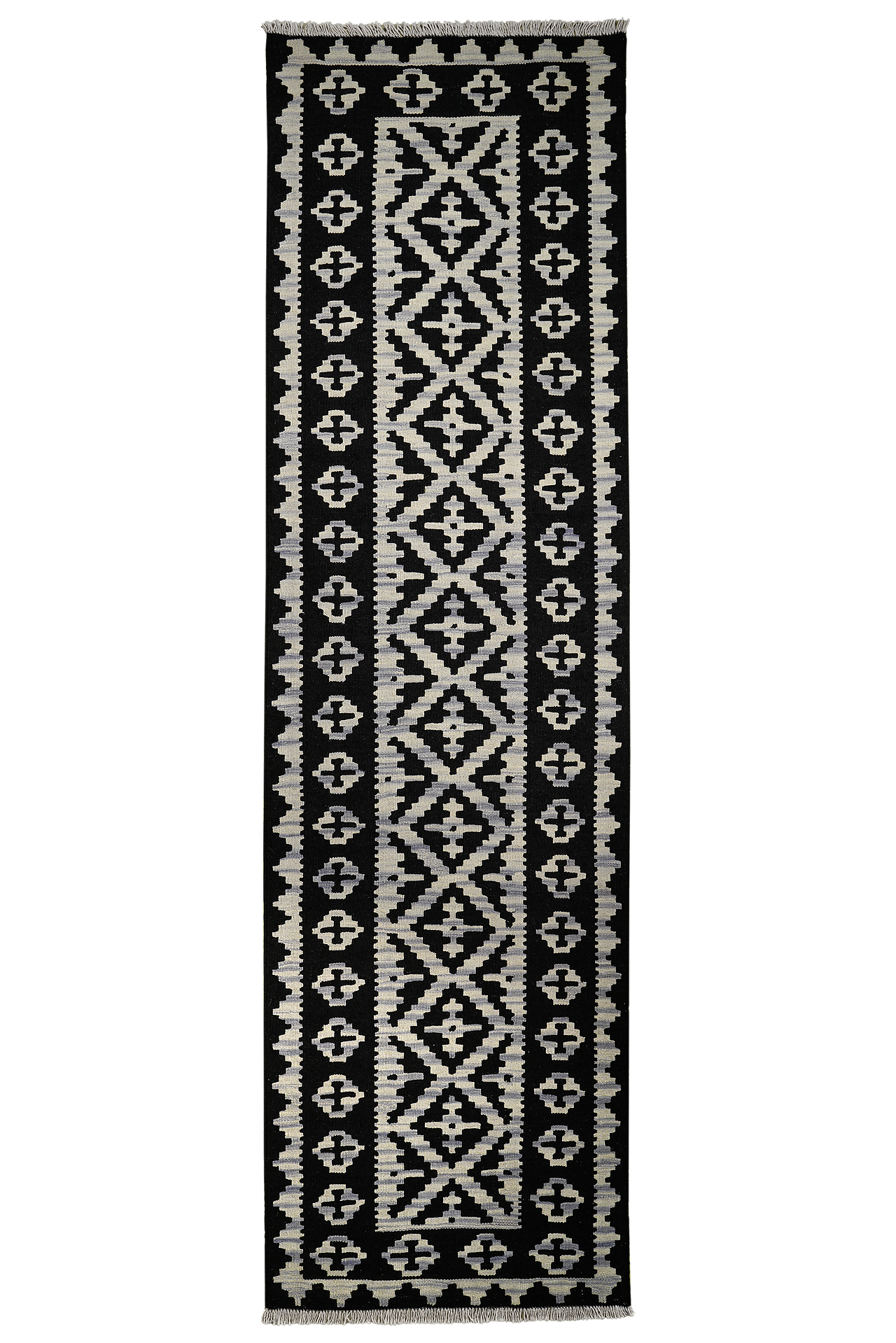 PersaTepp Teppich Kelim Gashgai schwarz B/H/L: ca. 83x1x293 cm PersaTepp Teppich Kelim Gashgai schwarz B/H/L: ca. 83x1x293 cm